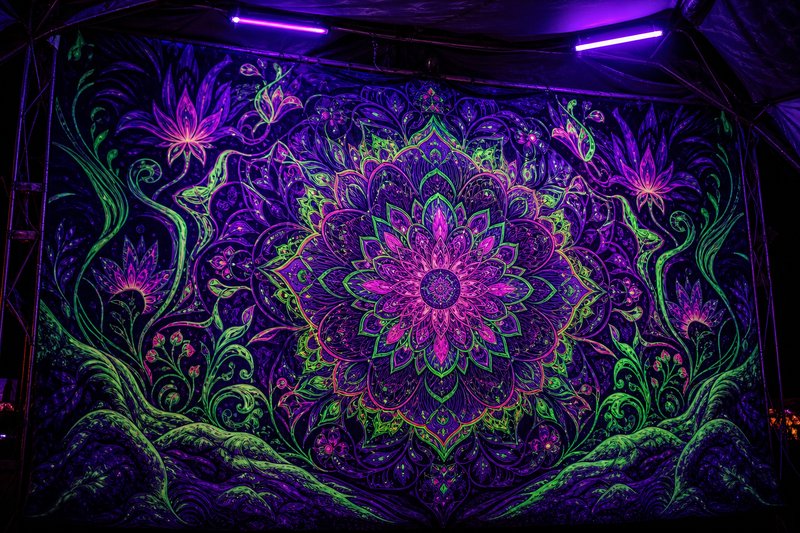 Backdrops - UV textile painting